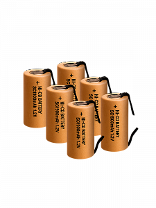 Аккумулятор для электроинструмента SC (Ni-cd) 1900мАч, 1.2V - 6шт Орбита